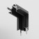The internal corner connector for the built-in track system Technical TRX010ICL-22B, 10x8.1x10 cm, black color is black