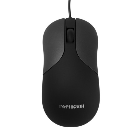 GM-215 garrison, wired, optical, 1000 dpi, USB, black-2