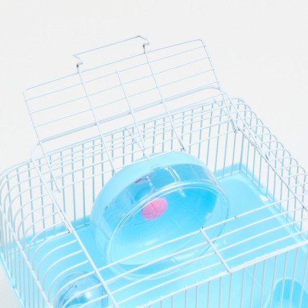 The cage for rodents "Pigzon", 23 x 17 x 17 cm, blue-3