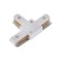 Connector for the Volpe, Q122, G31, T-shaped, single-phase, white