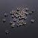 Crimp (clamping bead) SM-355, (set of 50 pcs.) 3 mm, color silver color