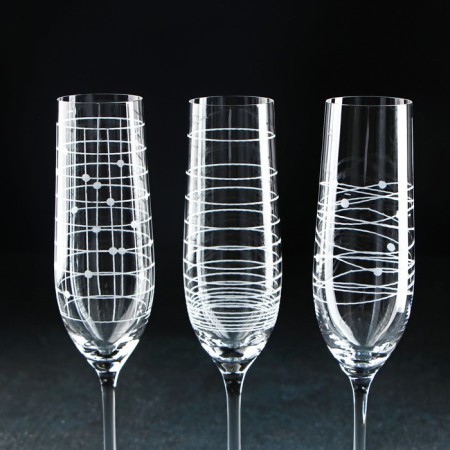 A set of champagne glasses “Viola. Elements ", 190 ml, 6 pcs-3