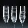 A set of champagne glasses “Viola. Elements ", 190 ml, 6 pcs