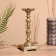 Antik candlestick 18.5 cm, aluminum