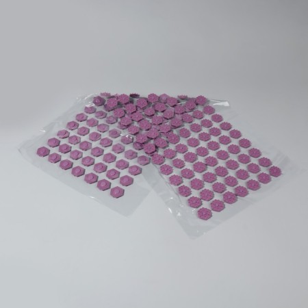 Iplikator-river, PVC base, 140 modules, 28 × 64 cm, transparent/purple color-3