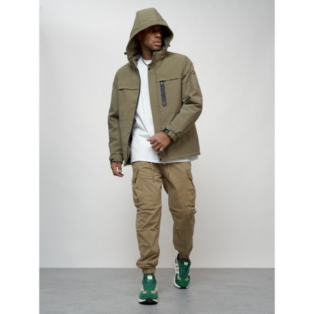 Male spring jacket, size 48, light green color-14