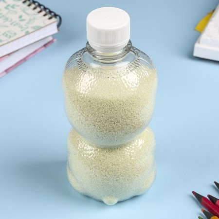 Colored sand in bottles "Pale yellow" mix-1