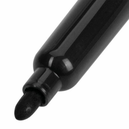 Marker permanent double-sided round 2.0-4.0 mm, Brauberg, black-2