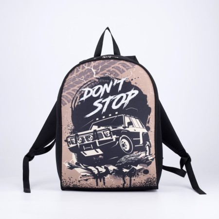 School backpack "SUV", 27x14x38, lightning department, black-5