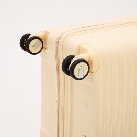 Big suitcase 28 ", lightning department, code castle, 4 wheels, beige color-6