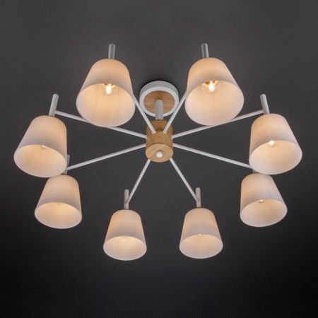 Fresco 8x60W chandelier e27 white-1