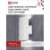 Lamp In Home cylinder-2a, 60 W, GX53S-2W, IP65, architectural, bilateral, white