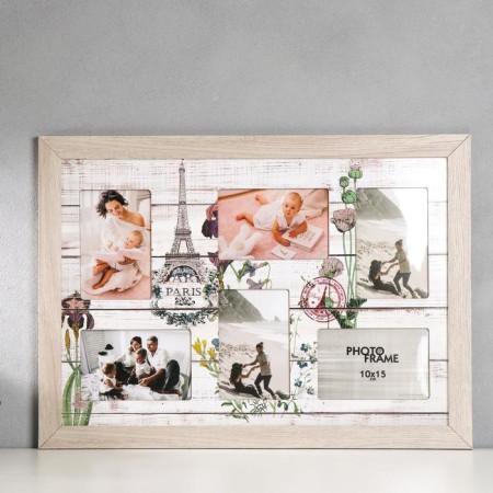 Photo frame MDF "Paris" in 6 photos 52x36 cm-4
