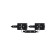 Two -layer shackles with a white line Pecado BDSM, genuine leather, black