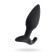 Anal plug Lovense Hush, s, silicone, black, 12.1 cm