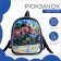 Baby backpack on lightning, blue color