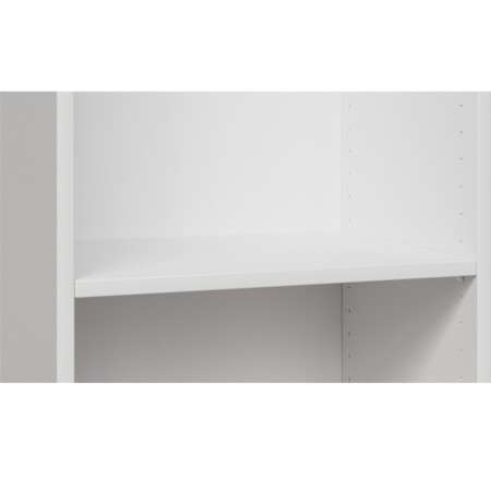 Shelf in a narrow one -door cabinet "Max", 500 × 360 × 18 mm, white color-1