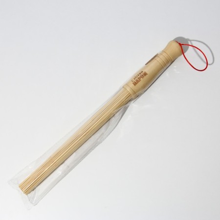 Massage broom for the bath is short "with light steam", 36 cm-5