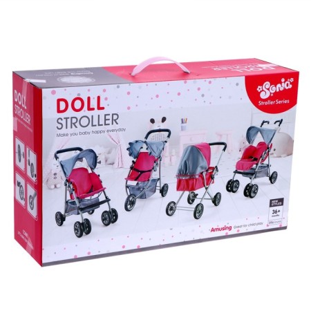 Stroller for dolls, metal frame, universal-7