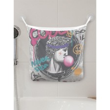 Organizer in a bath on suction cups 
