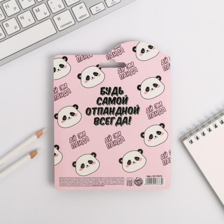 Set of notebook and handle "Pandastik"-9