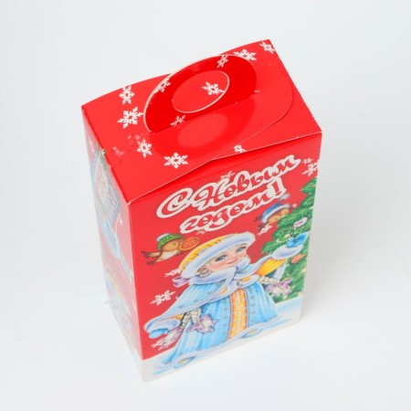 New Year. Gift box New Year's surprise "Classic" with animation 11 x 6 x 21 cm.-3