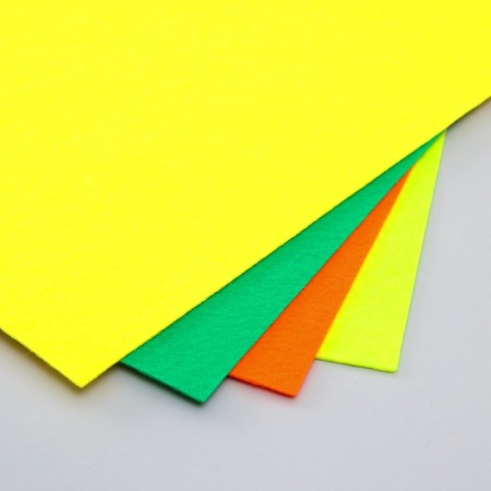 A set of hard felt "Astra" (4 pcs) Assorted, 1 mm, 180 g, 20x30 cm-1
