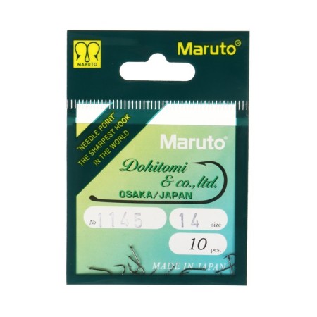 Hooks Maruto 1145, color Bn, No. 14, 10 pcs.