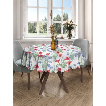 The tablecloth “Field bouquets”, round, Saten, d = 150 cm-2