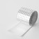 Mirror mosaic adhesive, 0.5 × 0.5 cm, 8 rows 4 cm × 1 m, silver glass