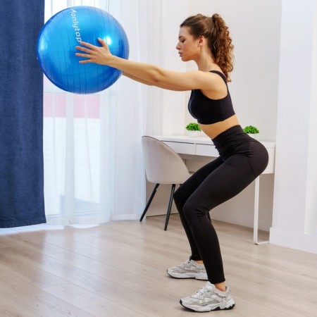 Fitball Onlytop, D = 55 cm, 600 g, Mix color-6