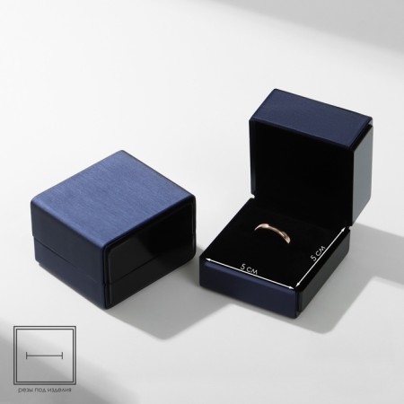 Case for the Ring "Premium", 6 × 6.5, blue color