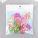 Decor for creativity plastic "@ - dog" Color set 25 pcs 3x2.4 cm