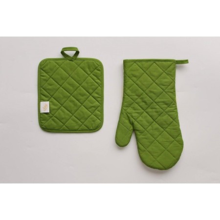 Kitchen set No. 5: Take, mittens, towel - 38x63 cm-3