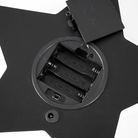 Star's nightlight Led usb from 3haa white batteries 22.5x22.5x5 cm Risalux-5