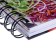 A book for recording culinary recipes A5, 80 sheets on the crest "vegan", solid cover, colored separators