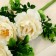 Flowers artificial "Pion Branch" D-6 cm 36 cm, milk