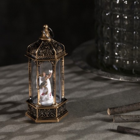 LED figure "Angel in the rotunda" 6.3 × 14 × 6.3 cm, plastic, batteries AG13x3, glow warm white-1