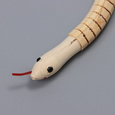 Wooden toy "Snake" 30x1.6x1.6 cm-3