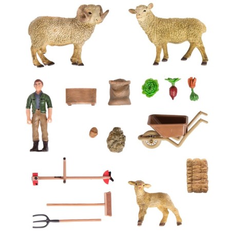 Set of figures "on the farm", 17 items-3