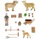 Set of figures "on the farm", 17 items