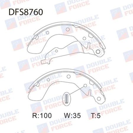 Double force DFS8760 brakes