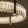 Lamp "Murano" LED 108W 3000-6000k gold 49x49x9cm