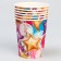 A single -time paper glass "balls", 250 ml, set 6 pcs