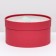Gift box "Frilly" red velvet, hooked with a window, 21 x 11 cm