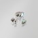 Rhinestones in assortment (nab 50pcs price for nab) plastic silver au au au