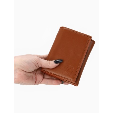 Portmone husband (3 complex) 9.5*3*11.5 cm, 3 depth, d/maps, d/coins, to the magnet, brown-4
