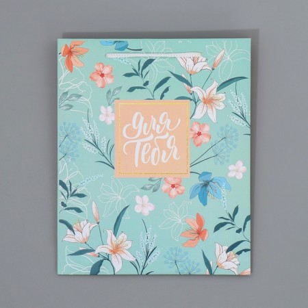 Gift Package Laminated, Packaging, Just for You, Ml 21 x 25 x 8 cm-7