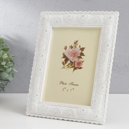 Photo frame Polystone 13x18 cm "Opener" Snow White 23x18 cm-1
