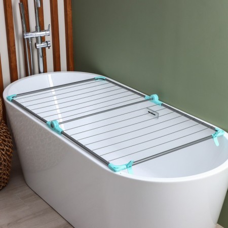 Lower for linen on the bath is folding, working length 10 m, color mix-10